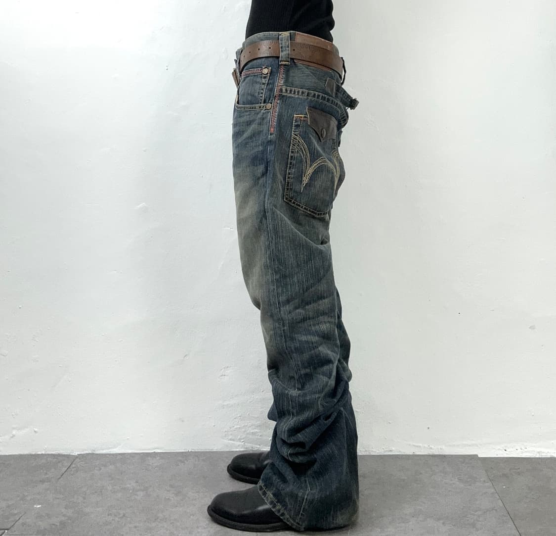Edwin Blue Trip Cowhide Leather Strap Di 상품이미지4
