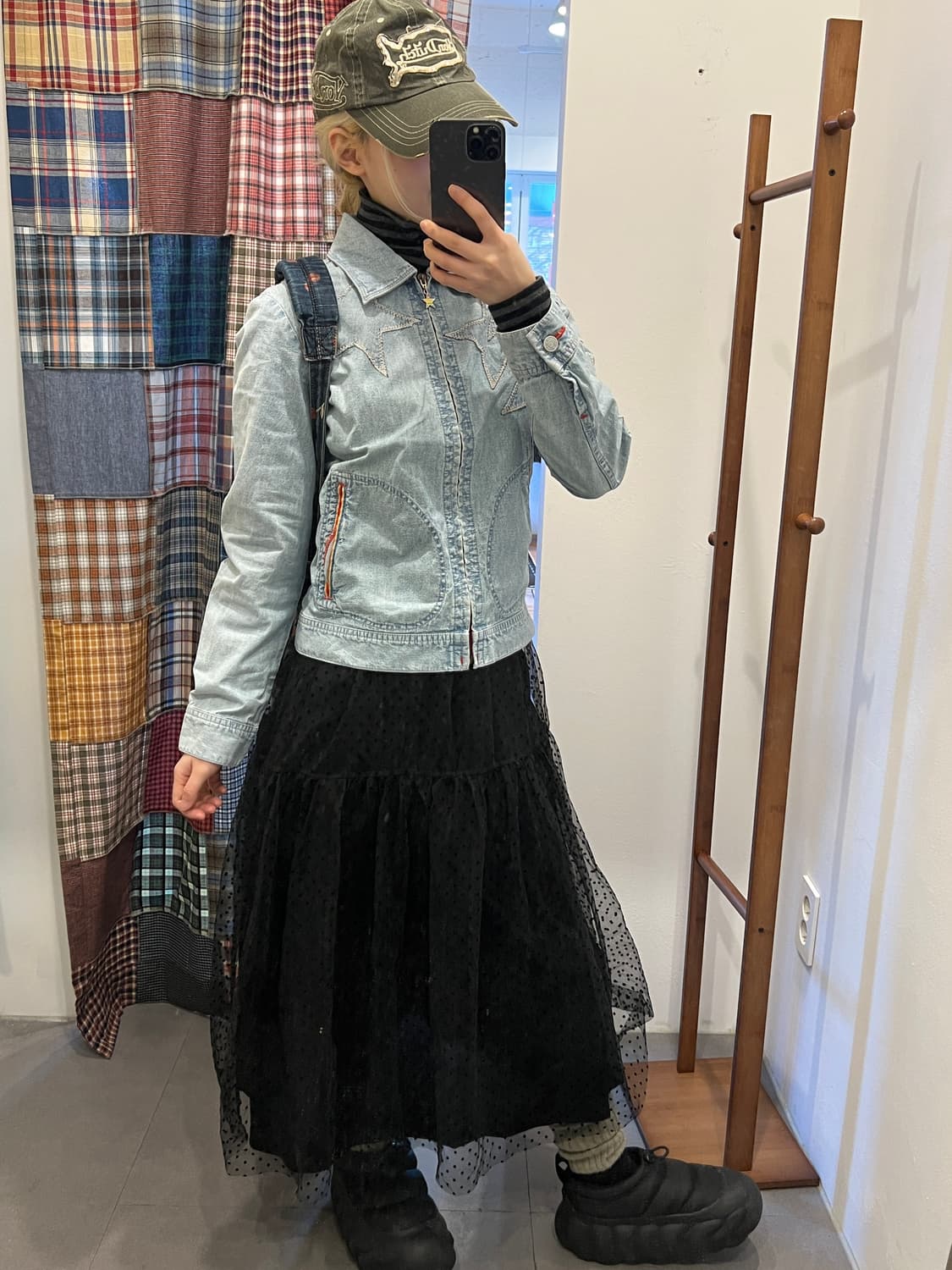 히스테릭글래머 데님 스타 자켓 상품이미지5