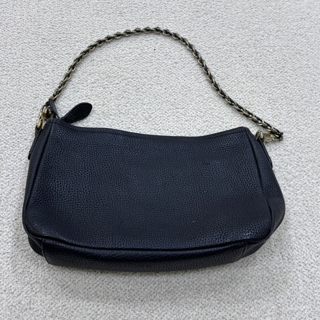 F 닥스 로고 포인트 가죽 숄더백 0407E2 상품이미지2