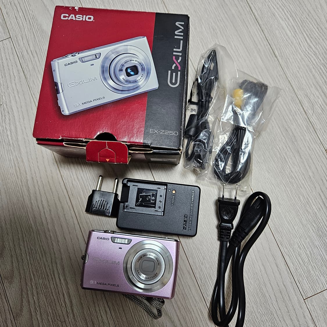[박스셋] 카시오 엑슬림 EX-Z250 핑크 디카 상품이미지2