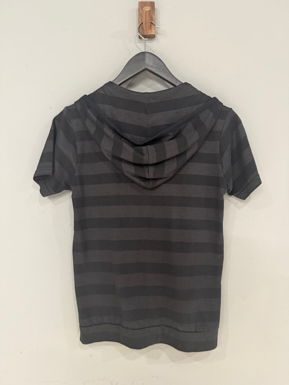 stripe pattern 2-way hood zip-up 상품이미지7