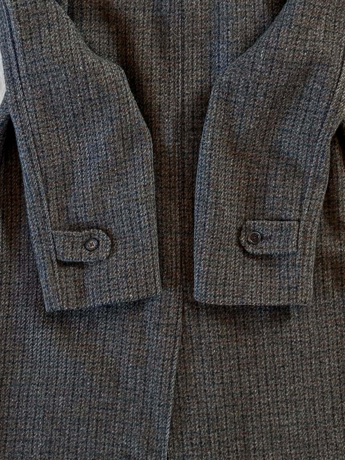 50s USA Harris Tweed & Robert Hall 싱글 코트 상품이미지10
