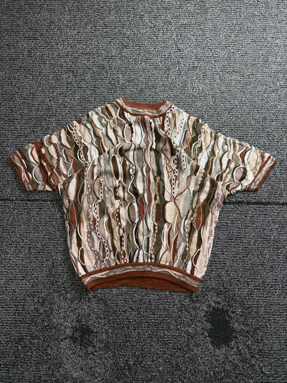 빈티지 아카이브 케이블 반팔 니트 3104 상품이미지2