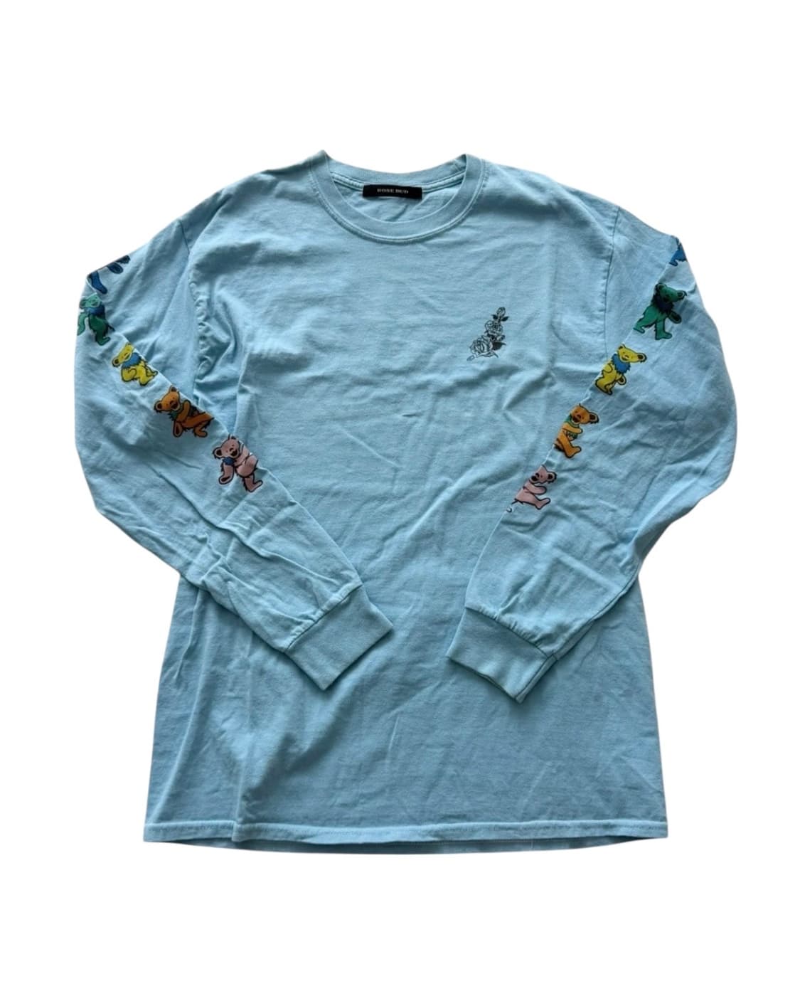 (rose bud) 곰돌이 푸른 티셔츠 상품이미지1