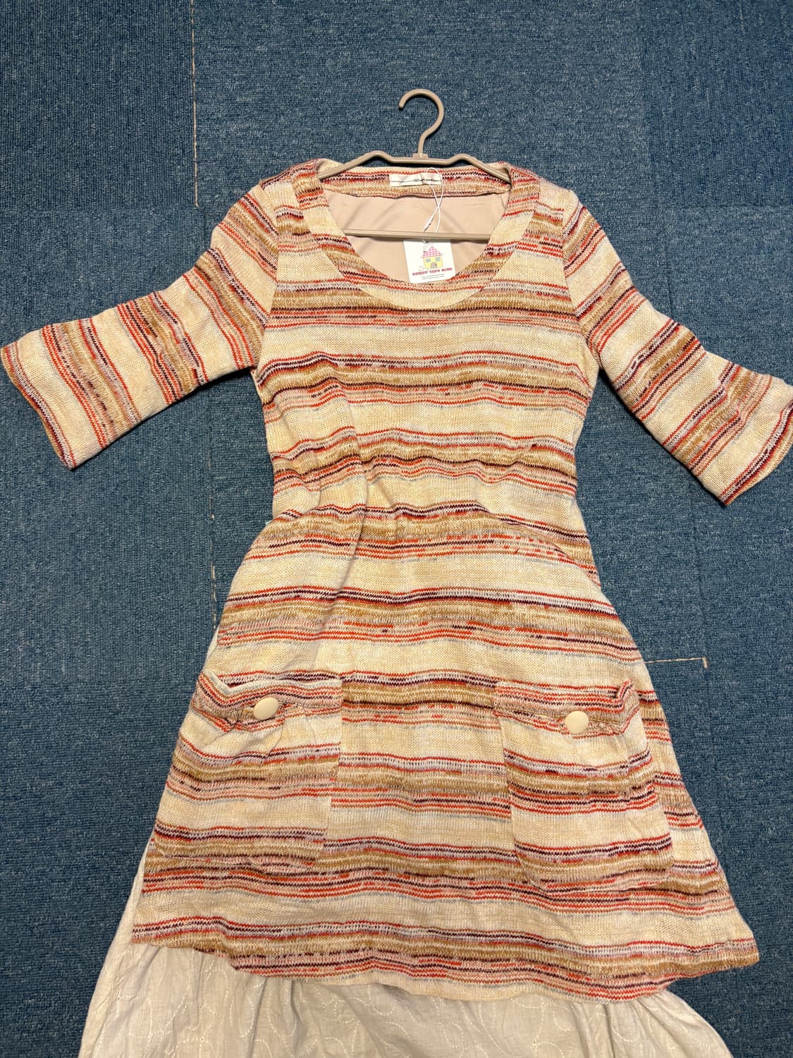 빈티지 원피스,치마 세트 상품이미지2