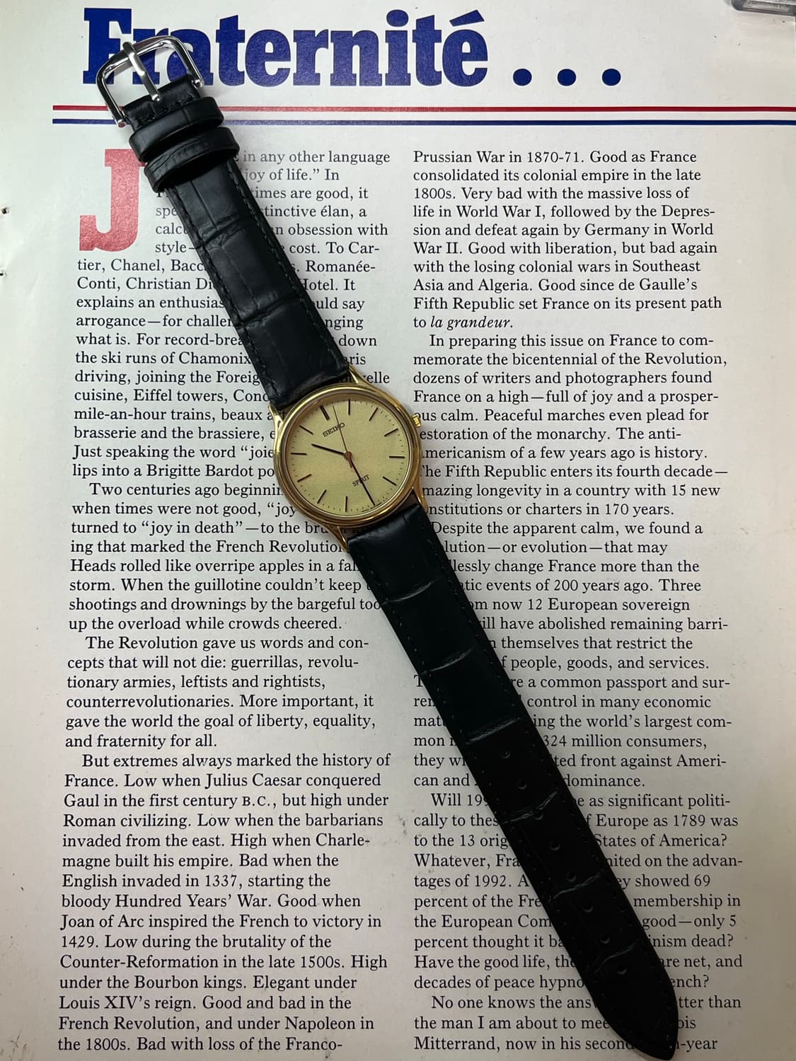 세이코 쿼츠 5E31-6040 빈티지 드레스 워치 상품이미지4