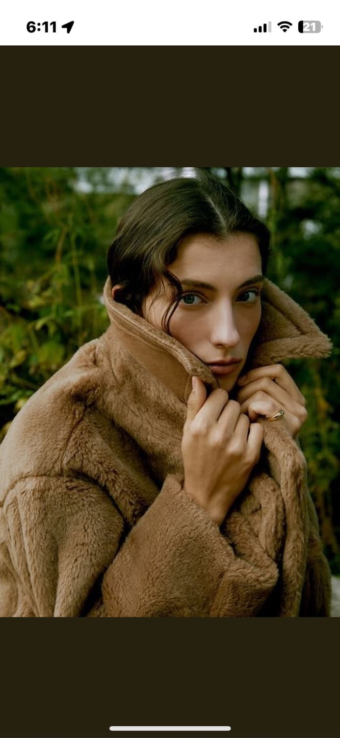 프론트로우 울 시어링 테디베어 코트 상품이미지3