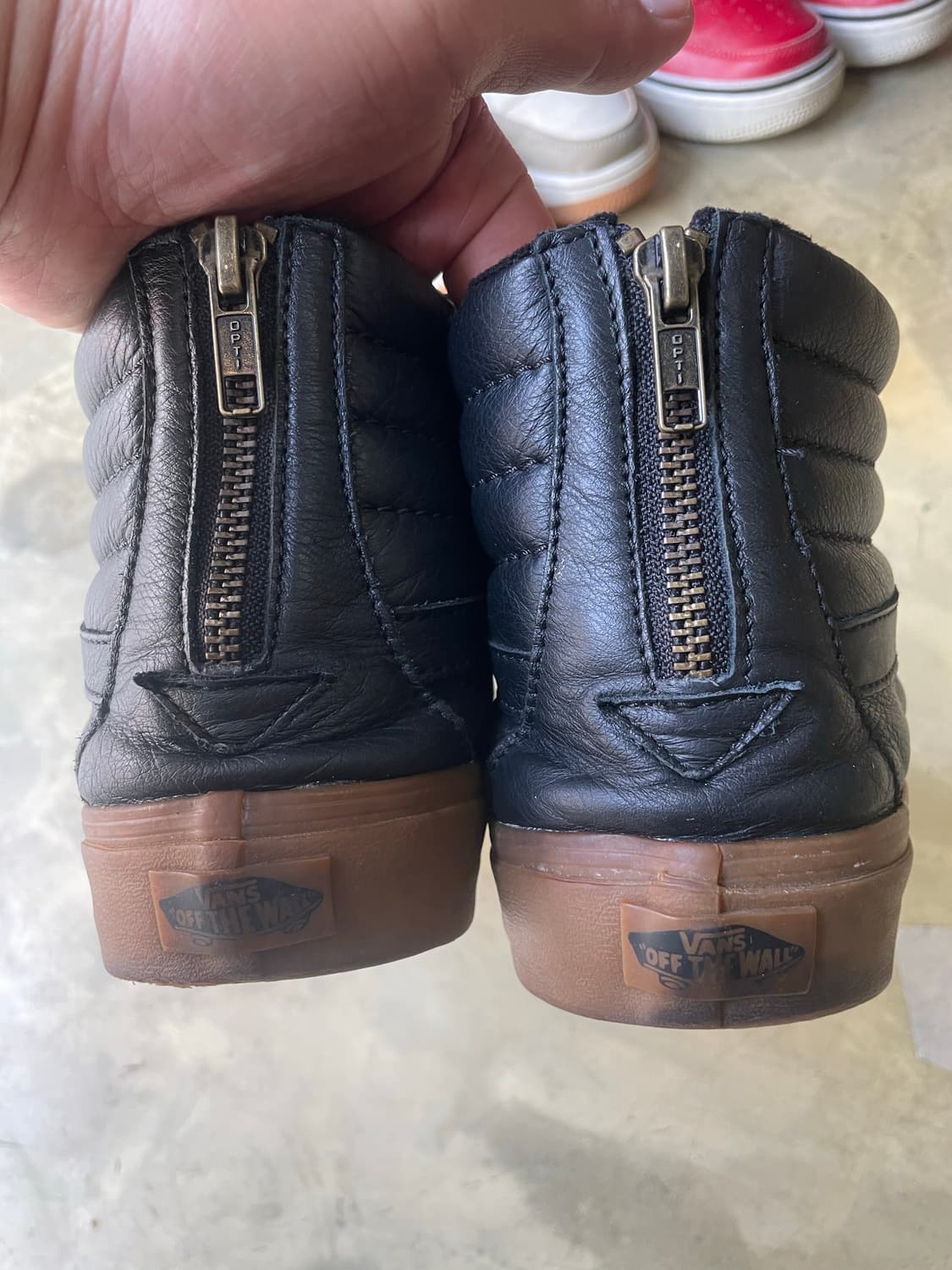 Vans 반스 가죽 스케이트 하이 260 상품이미지5