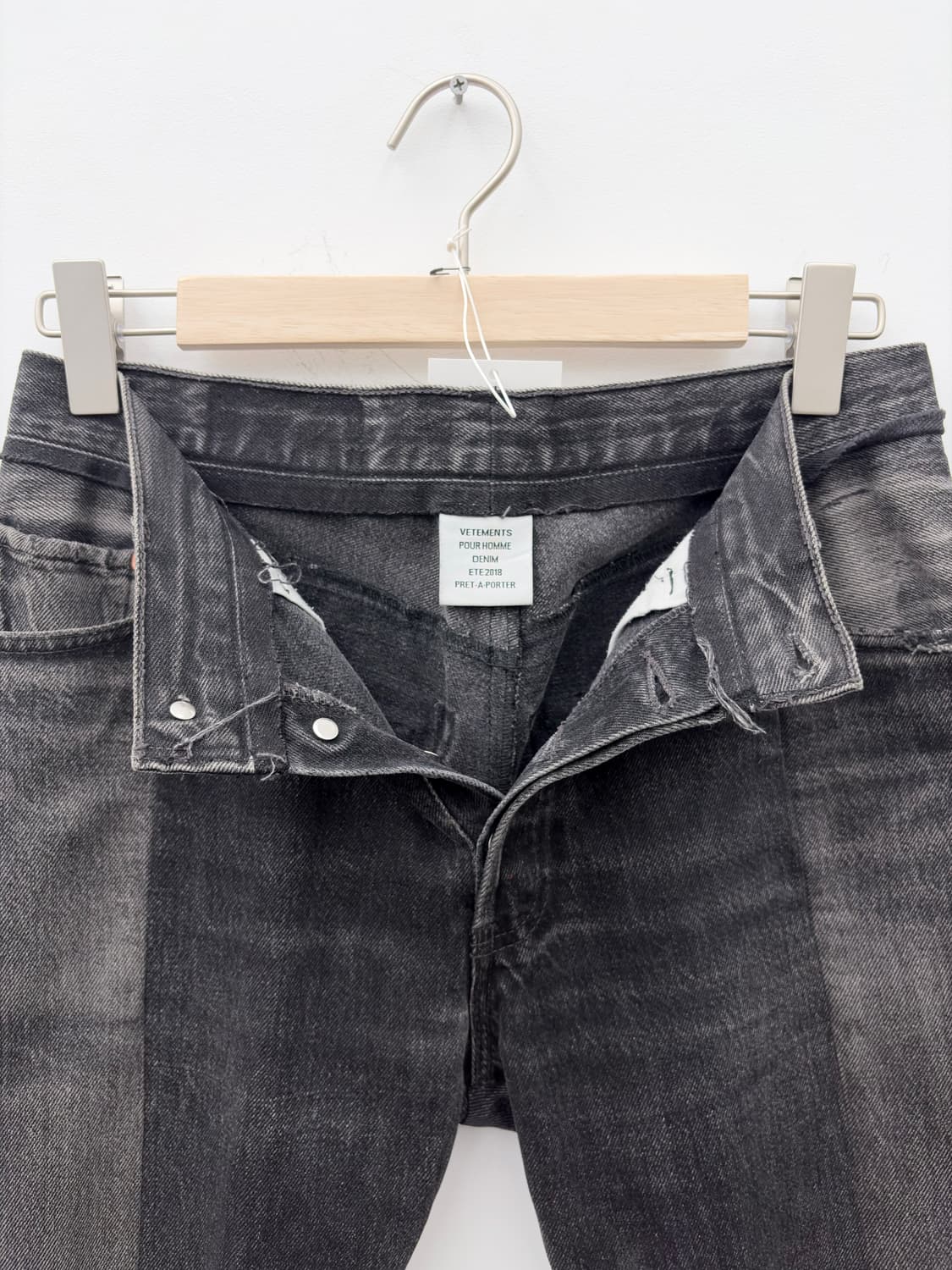 X LEVI'S RECONSTRUCTED DENIM PANTS 상품이미지4