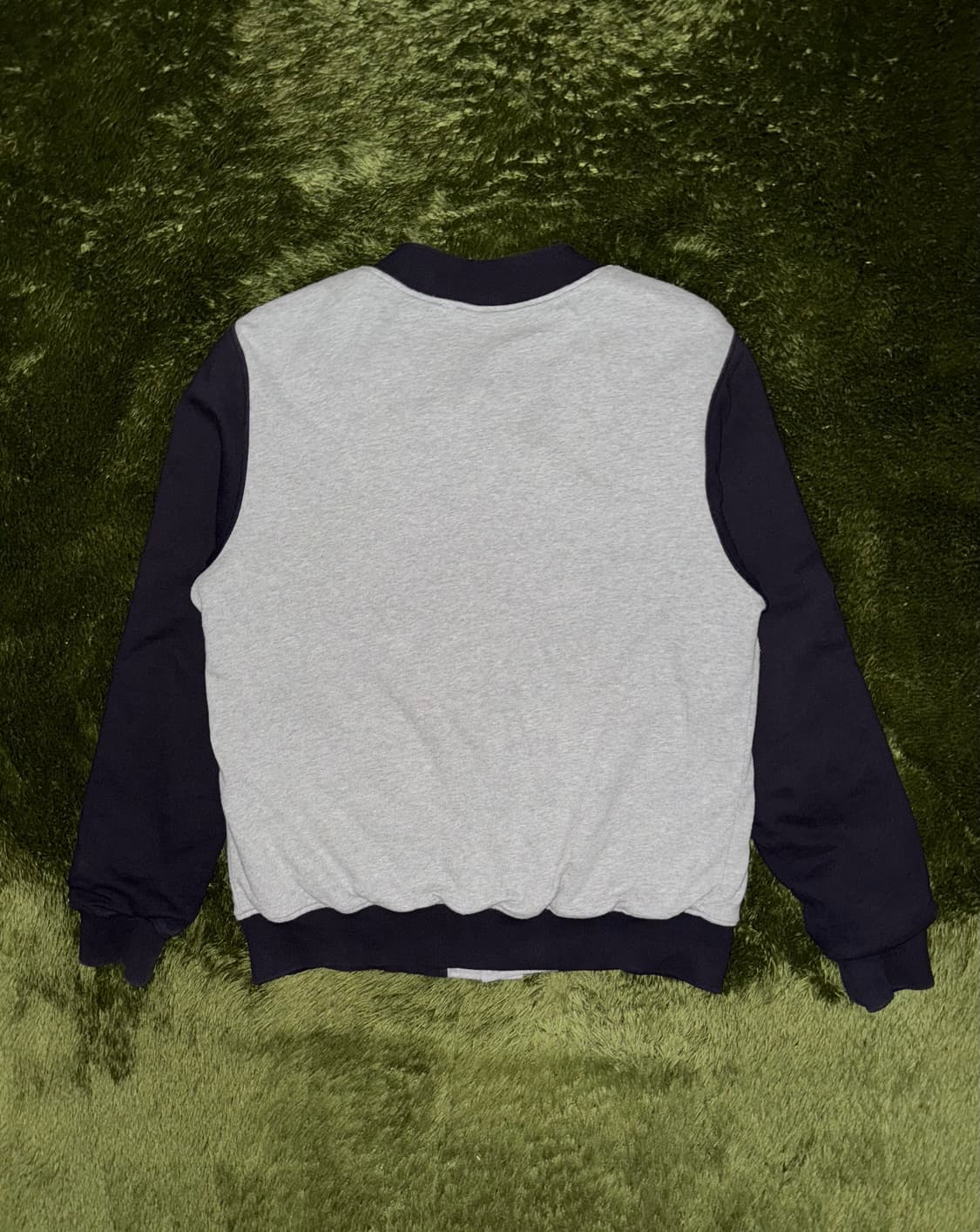 [L] 러셀 애슬레틱 엠브로더리 로고 이너 플리스 스타디움 자켓 그레이 상품이미지9