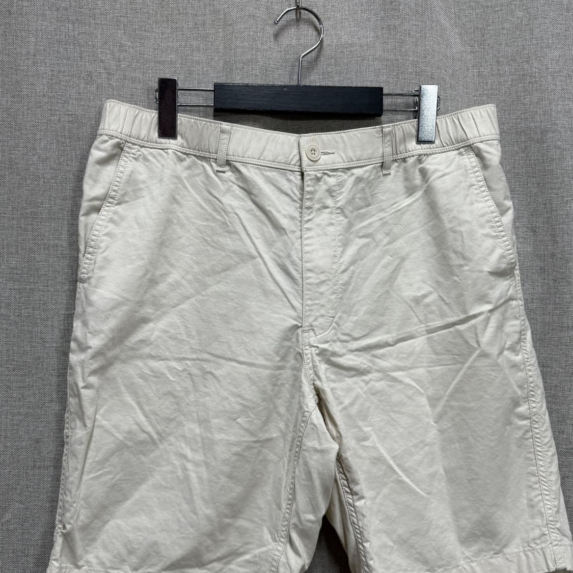 [L밴딩] 유니클로 린넨 + 아사면 혼방 밴딩 반바지 상품이미지3