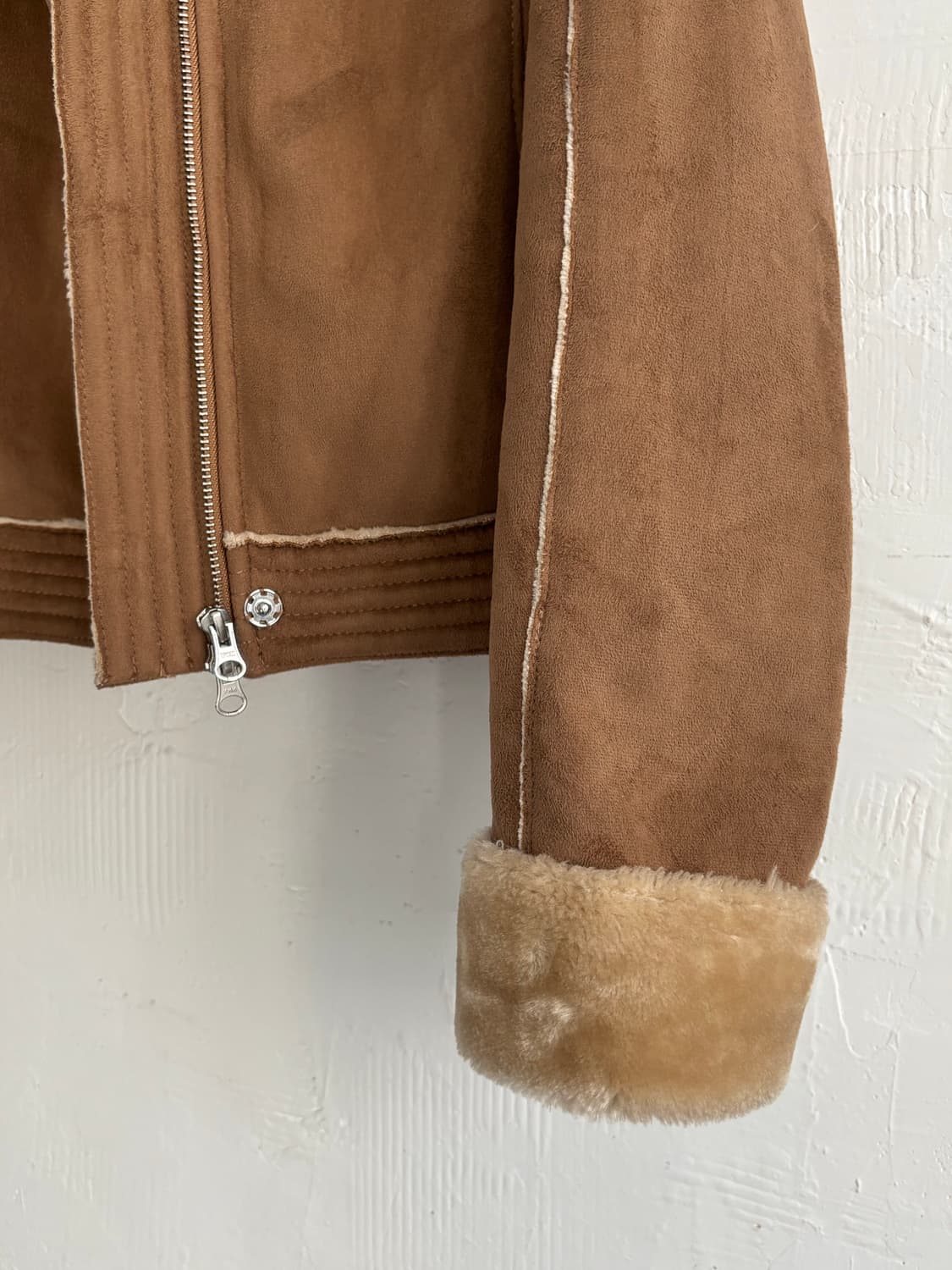 Armani 아르마니 진스 스웨이드 시어링 자켓 상품이미지7