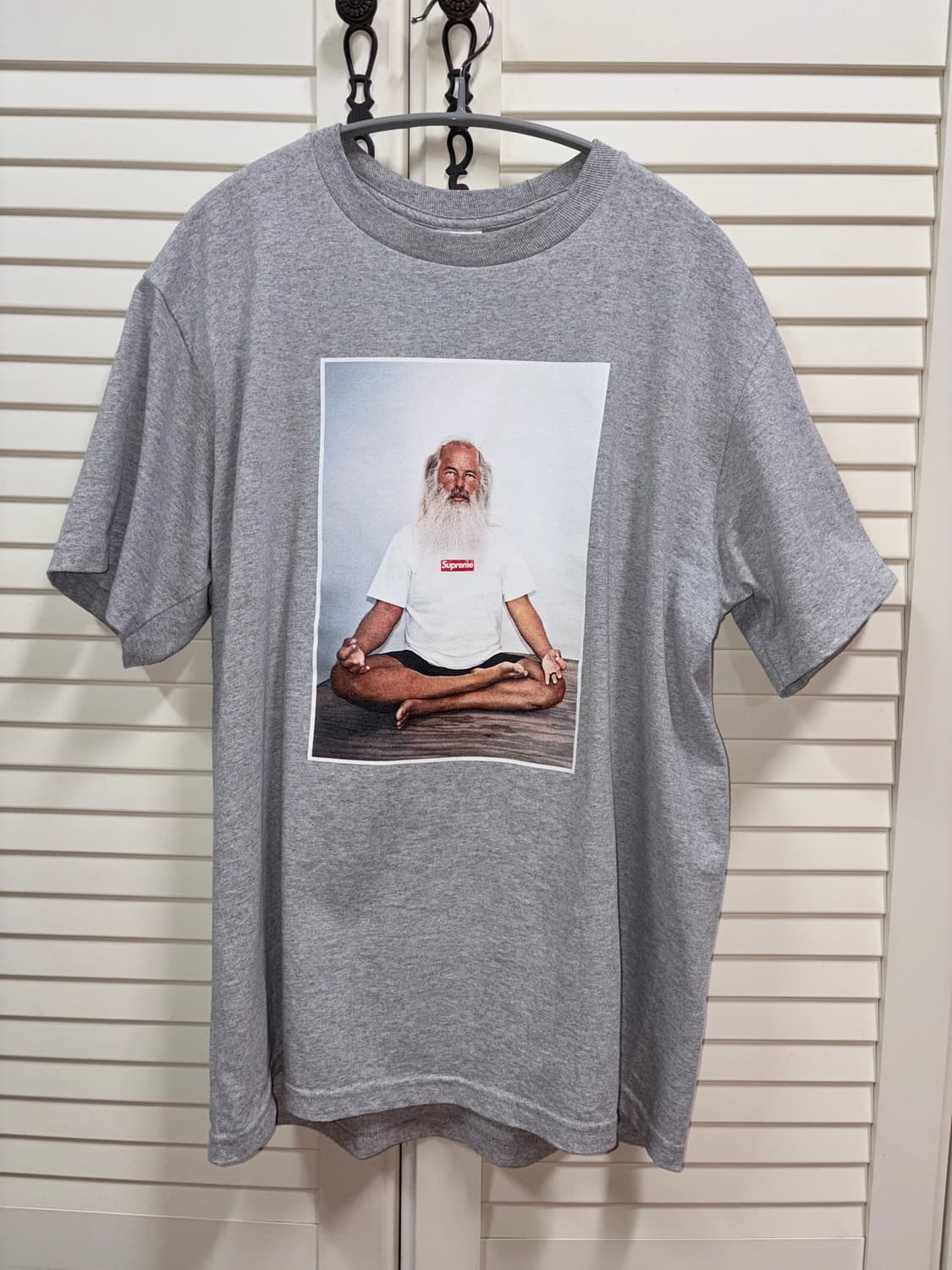 [S급] 슈프림 릭 루빈 티셔츠 헤더 그레이 상품이미지1