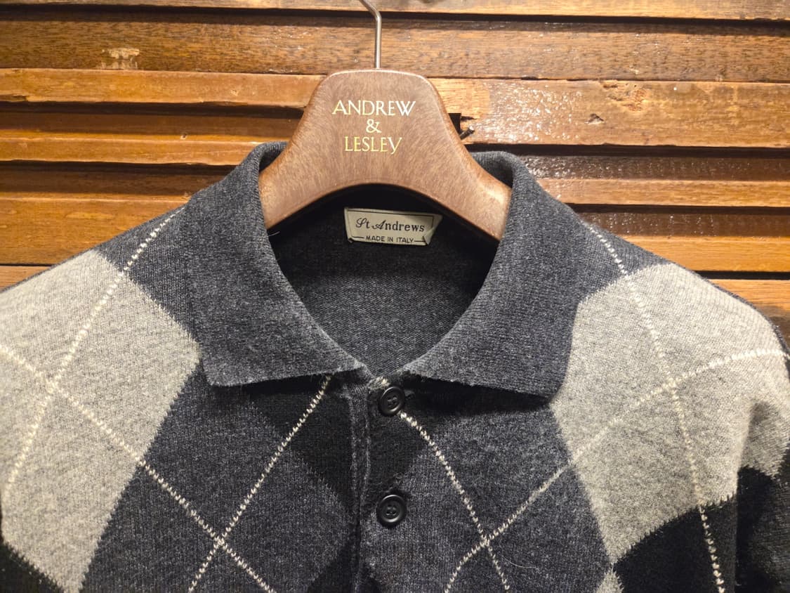 세인트 앤드류 아가일패턴 니트 상품이미지3