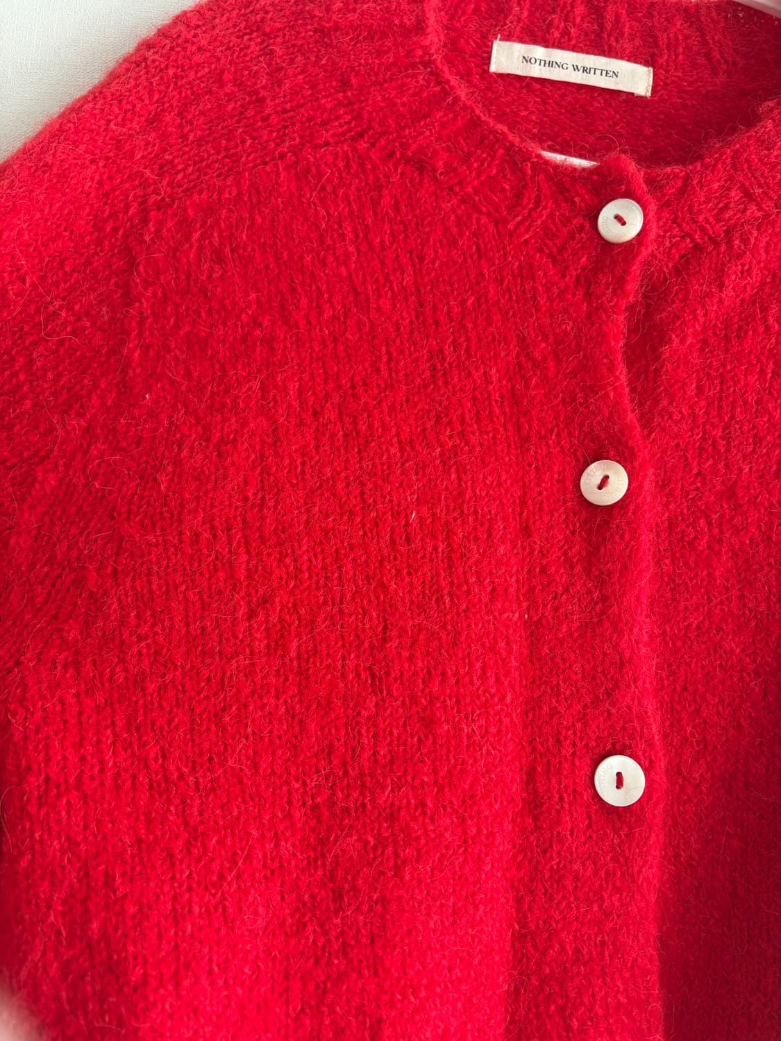 낫띵리튼 알파카 가디건 상품이미지4