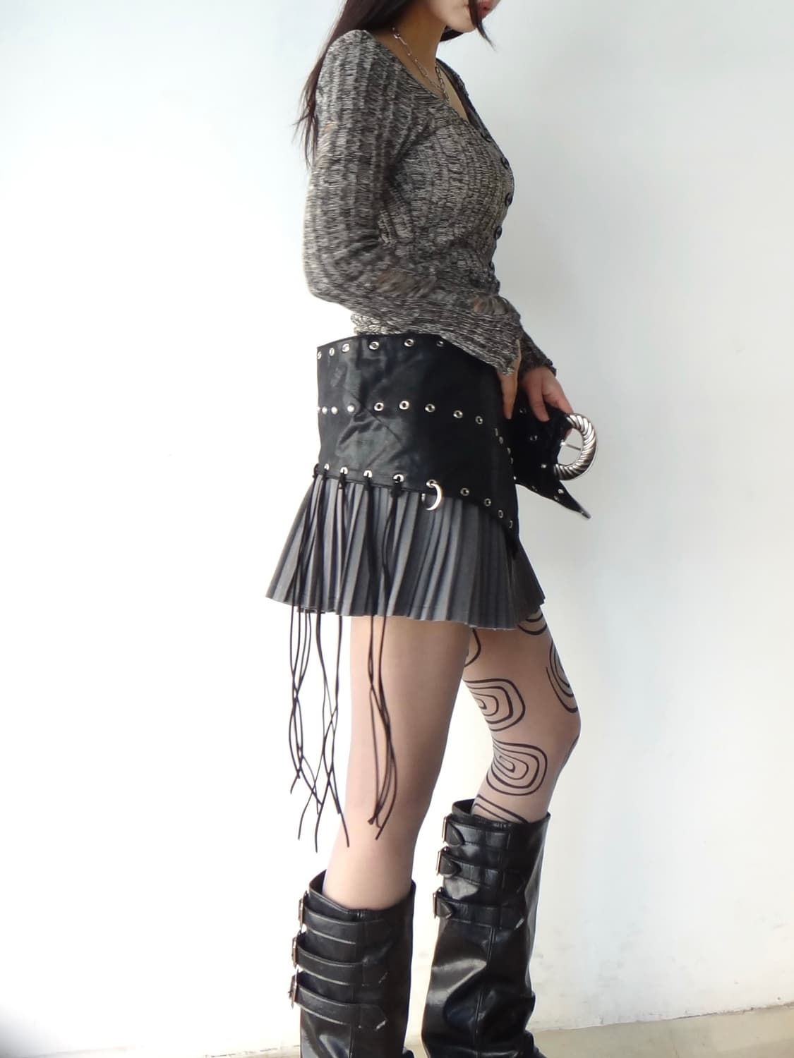 Wide hunt multy strap belt  상품이미지4