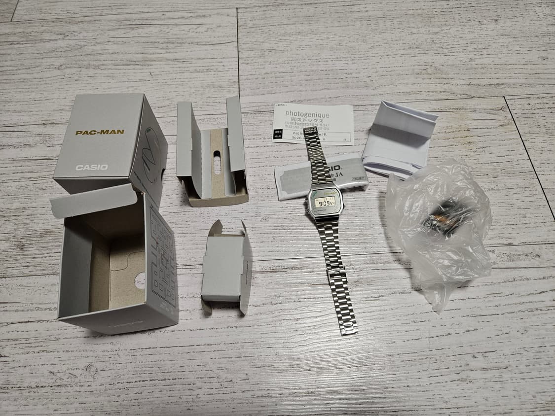 카시오x팩맨 A168WEPC-7AJR 상품이미지1