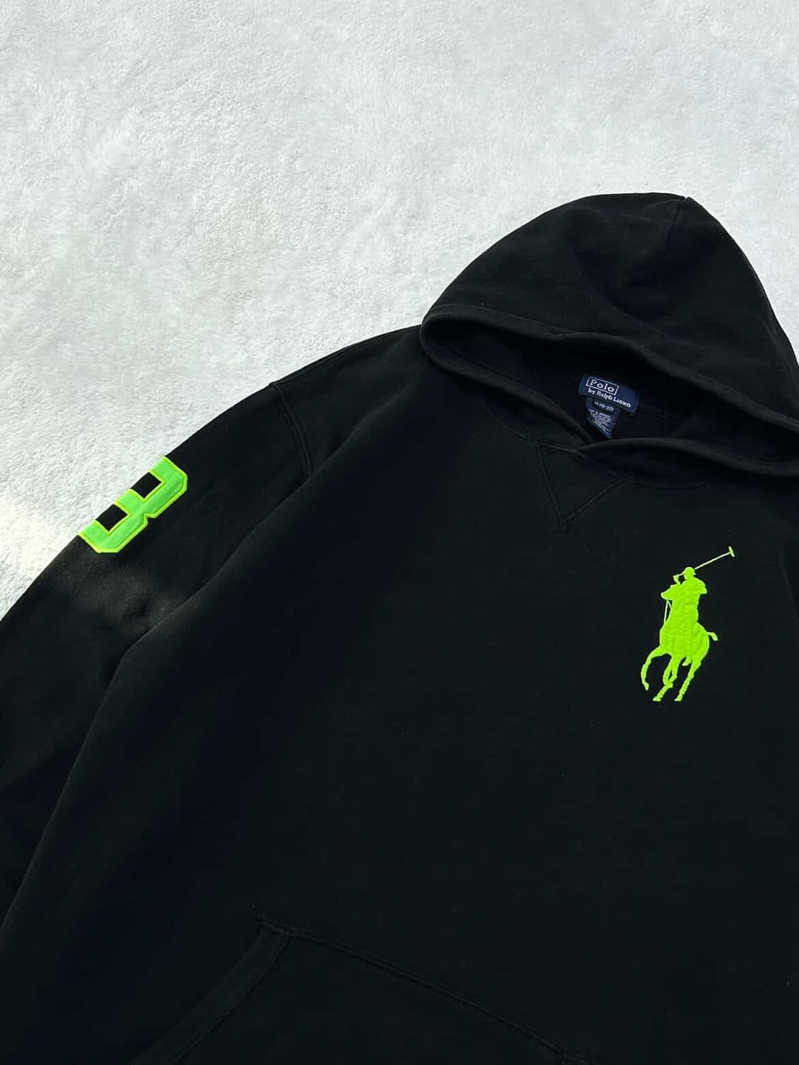 폴로 빅포니 블랙 후드 상품이미지6