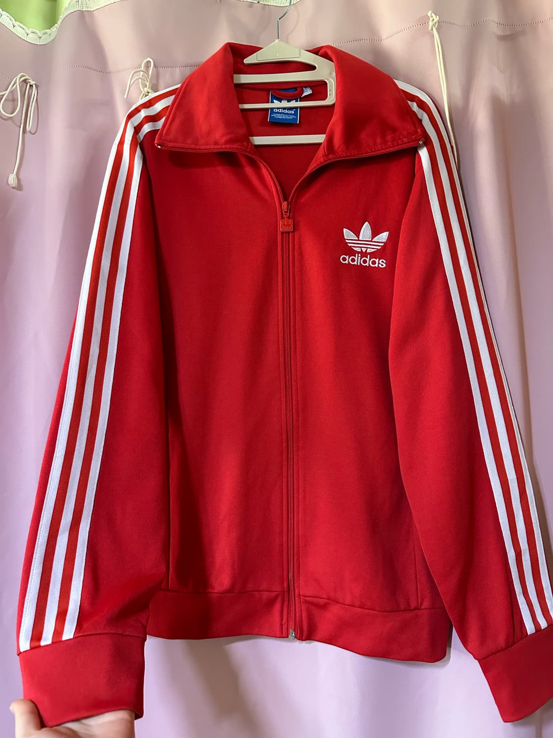 아디다스져지 아디다스 유로파 레드 트랙탑 아디다스 불꽃 파이어버드 집업 상품이미지2