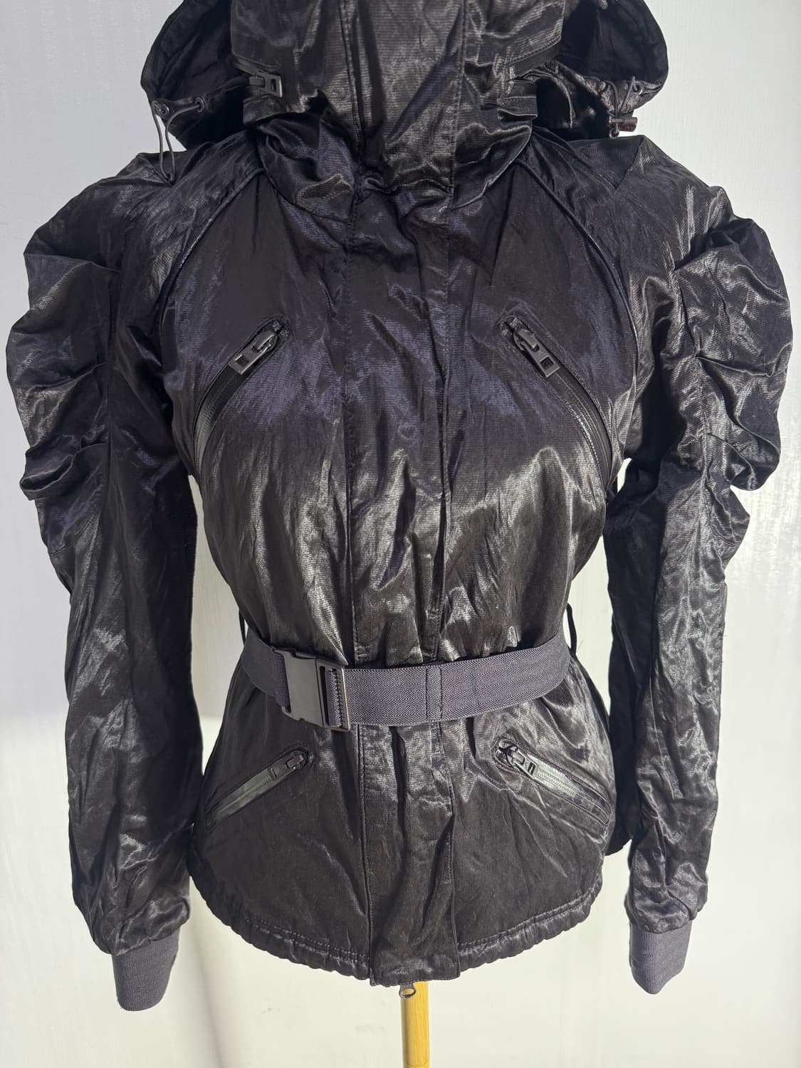 00s 아디다스 스텔라 맥카트니 벨티드 후드 집업 자켓 y2k 상품이미지6