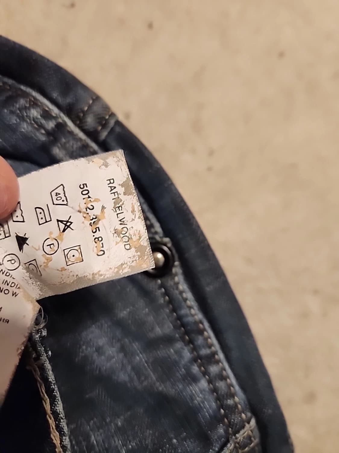 지스타 로우 빈티지 라프 엘우드 루즈 카고 데님 팬츠 상품이미지6