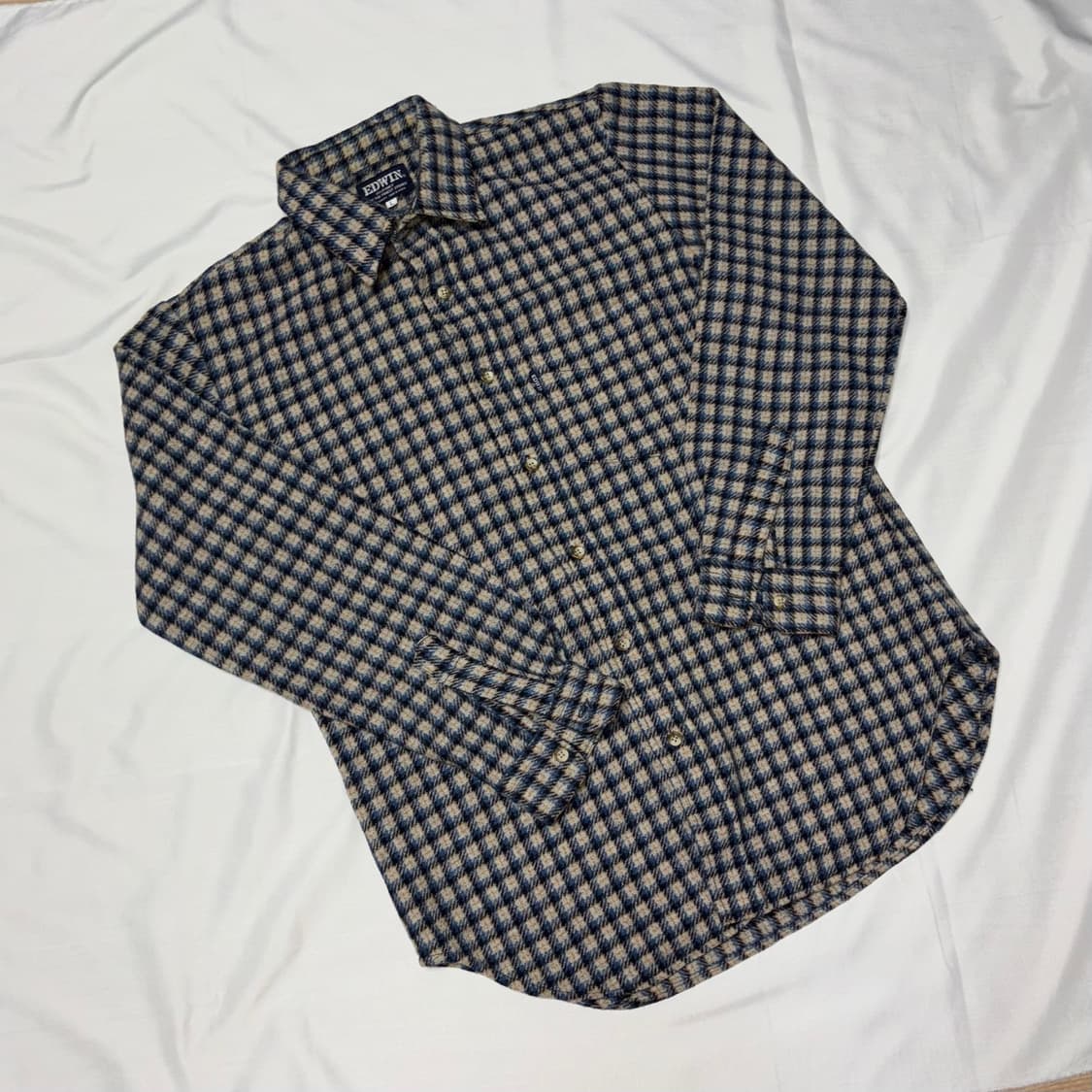 90s Edwin check shirt 상품이미지1