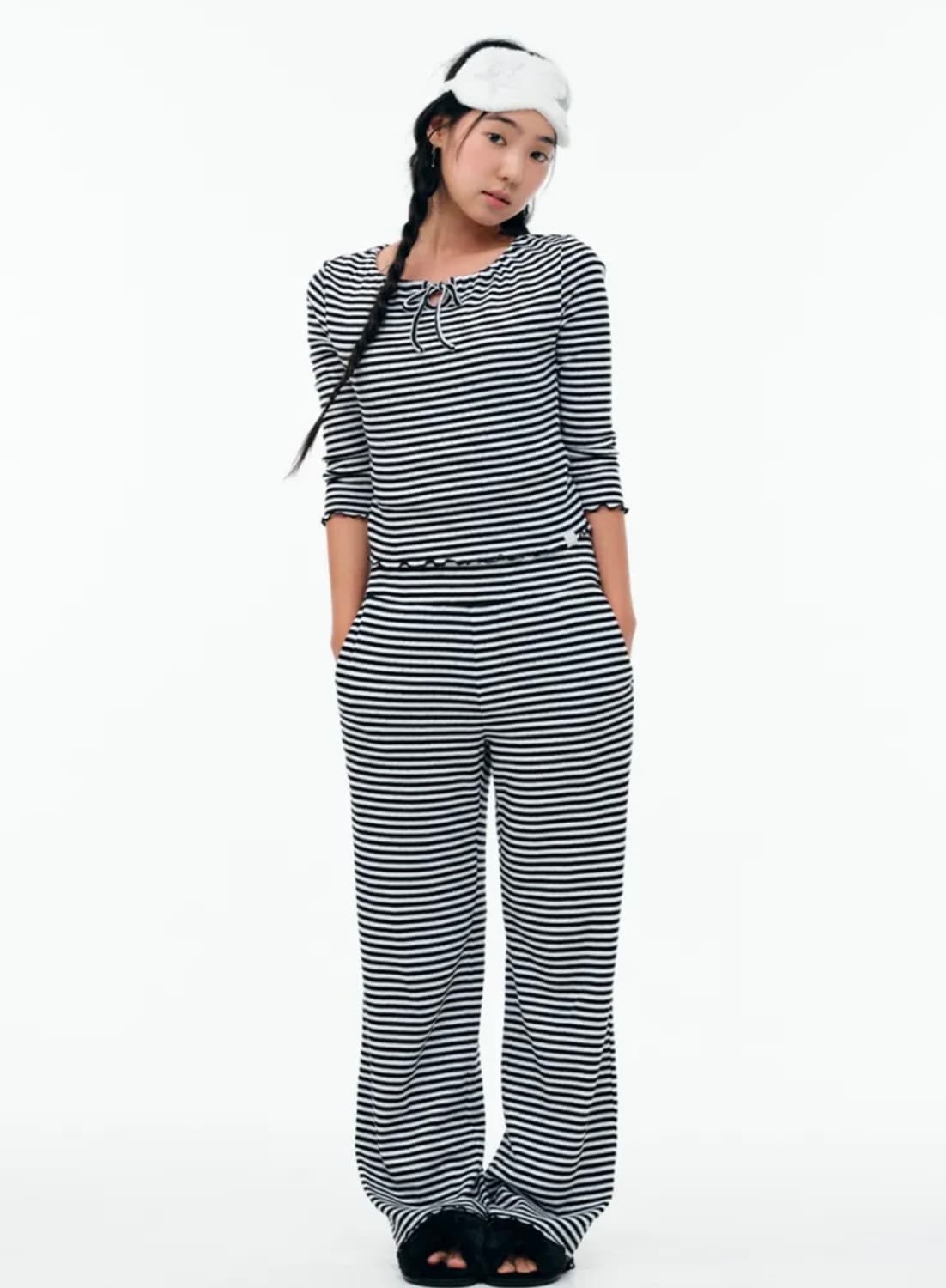 뚜오미오 POINTELLE PAJAMA 세트 판매 상품이미지3