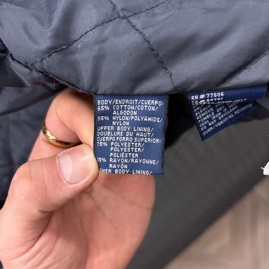 타미힐피거 아웃도어 테크자켓 기모안감 버클 디테일 차콜 상품이미지9