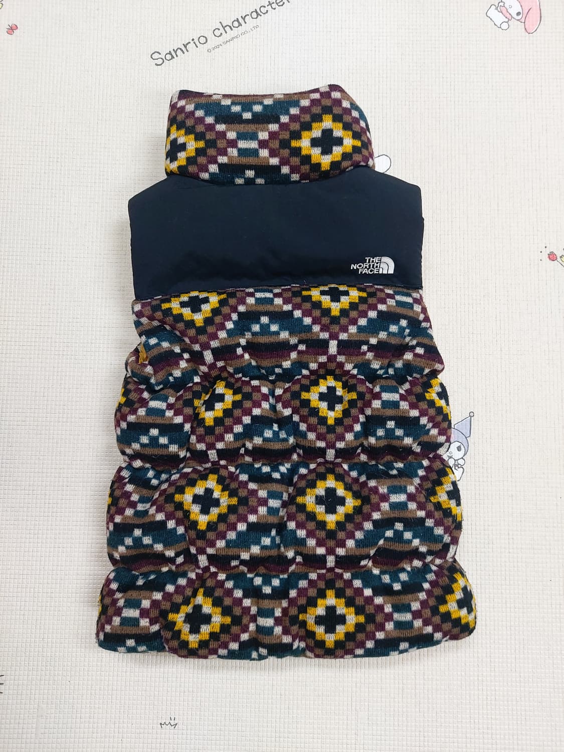 노스페이스 노르딕 패턴 패딩 조끼 80 상품이미지2