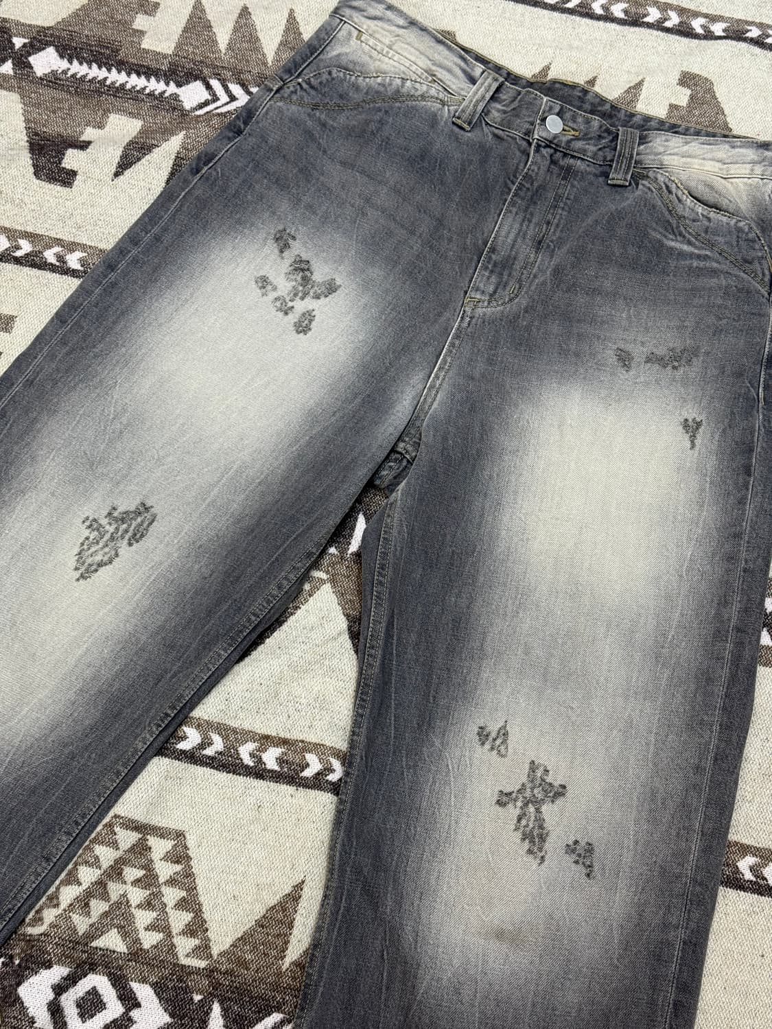 노운(noun)빈티지 워시드 데님 팬츠 상품이미지6