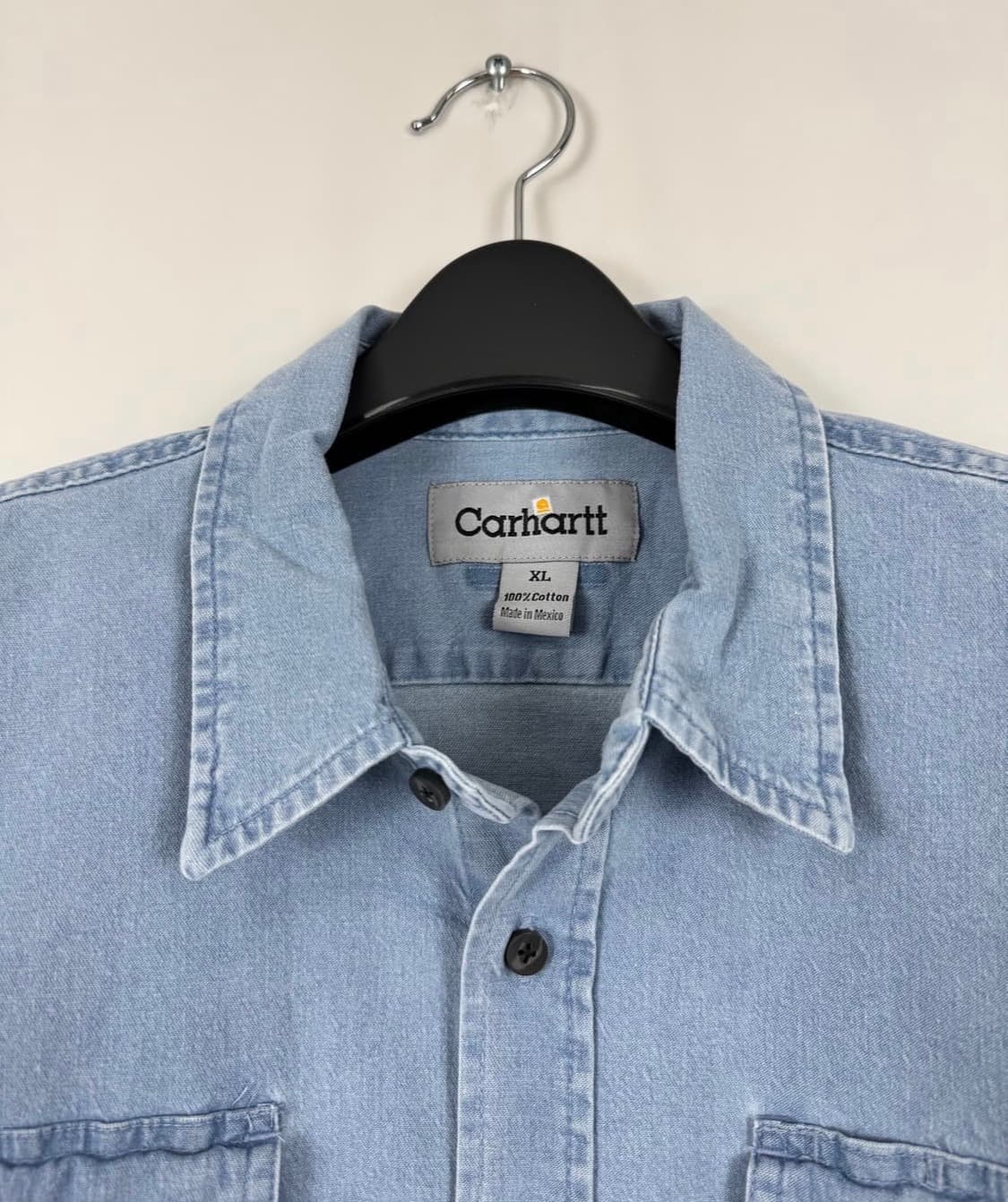 칼하트 데님 청남방 셔츠 상품이미지3