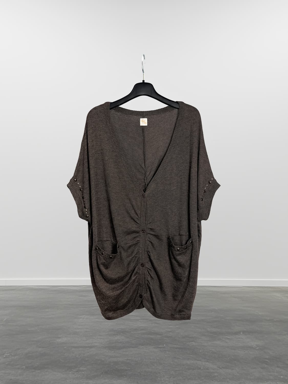 SPIRAL SPICE 반팔 니트 가디건  상품이미지1