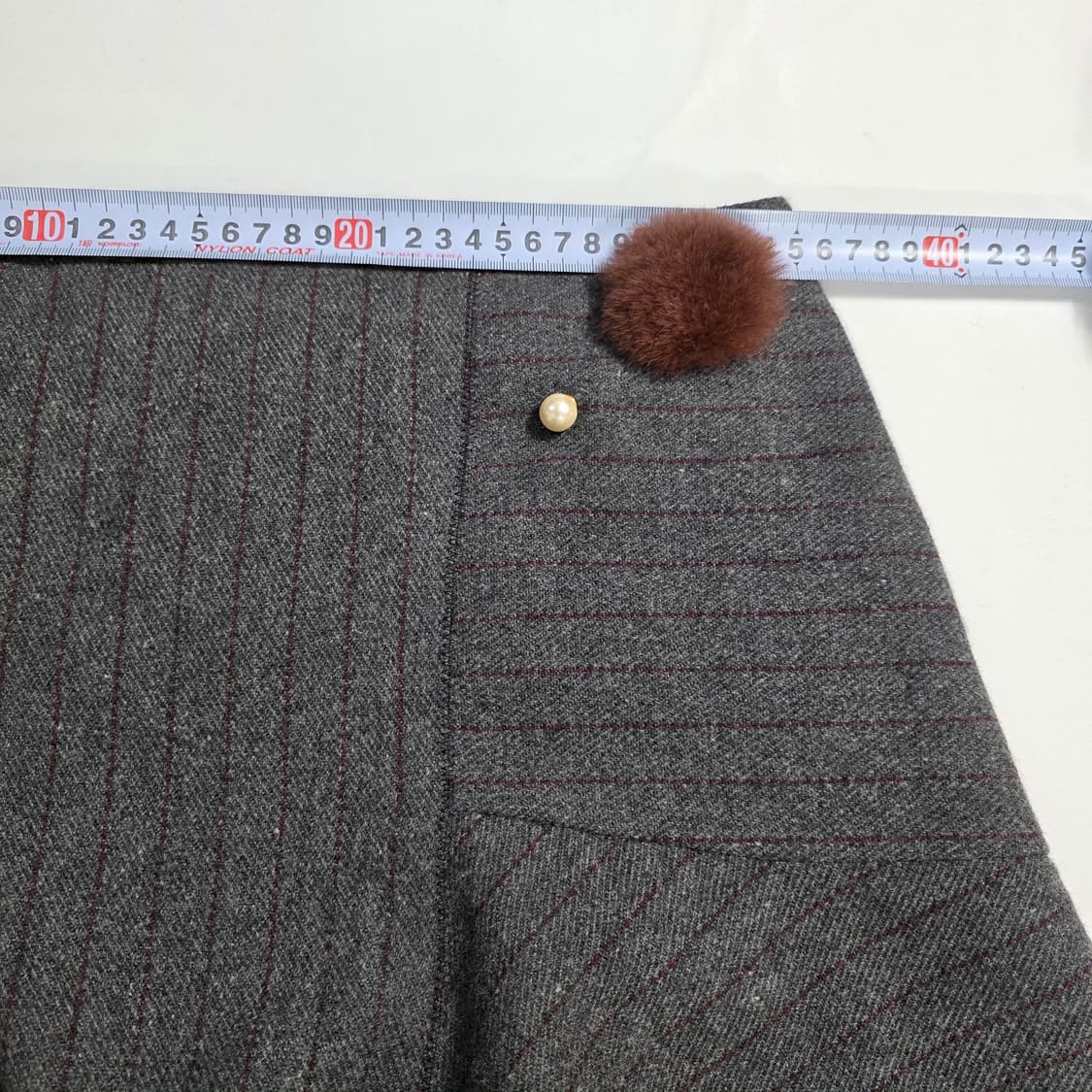 1150 주크 ZOOC 플레어 미니 스커트 울혼방 66 상품이미지3