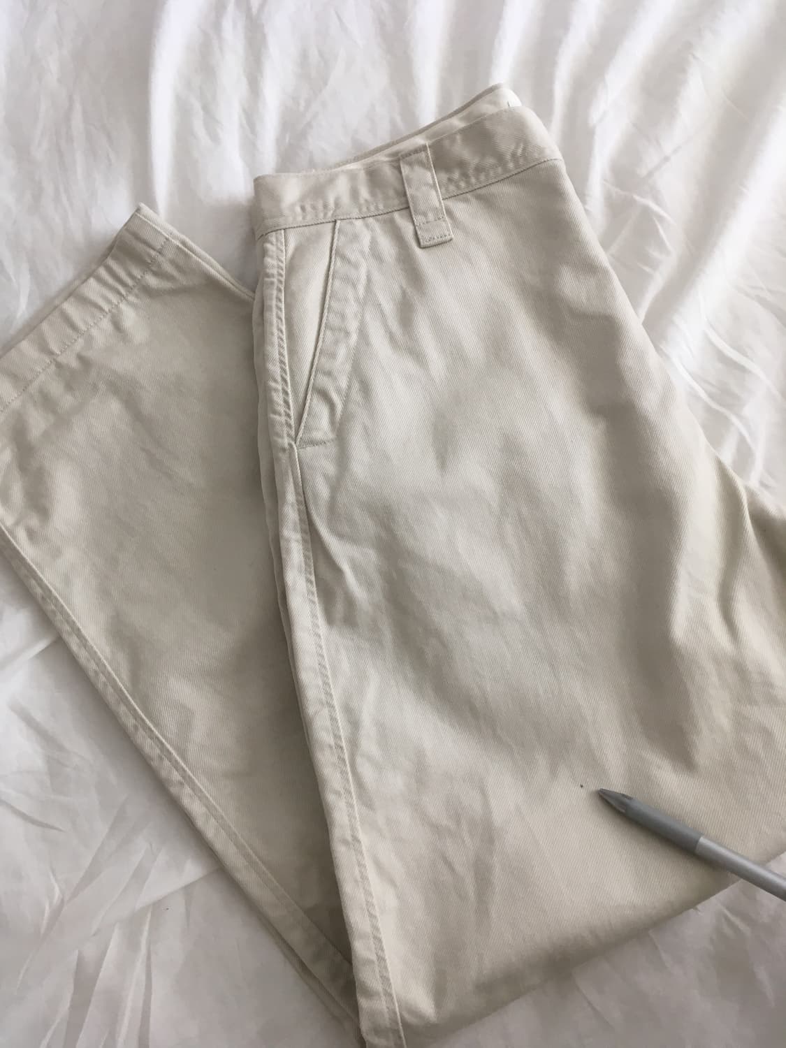 유니클로U 와이드핏 치노팬츠 76 상품이미지5