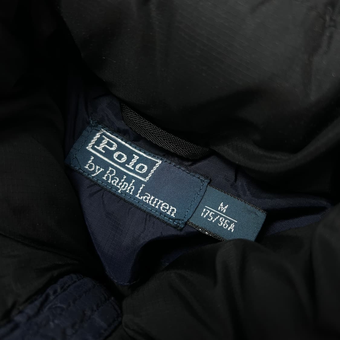 폴로 네이비 오렌지포니 덕다운 패딩(M) 상품이미지2