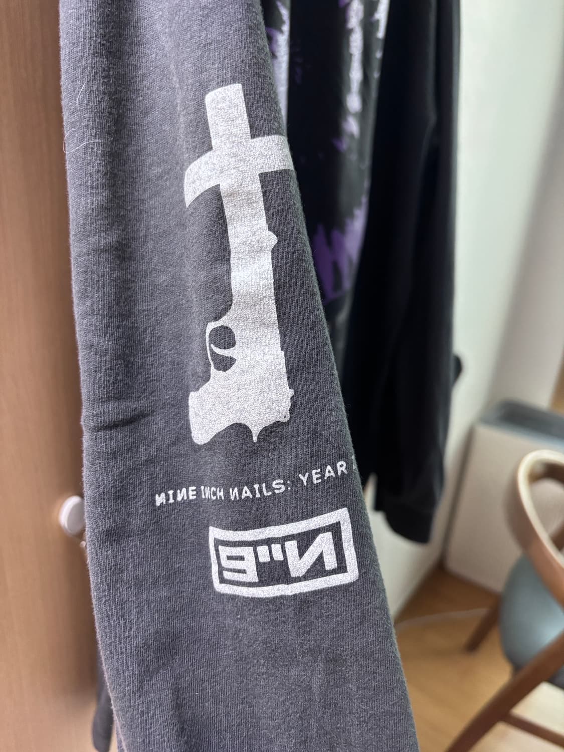 90s Nine Inch Nails (NIN) 나인인치네일스 긴팔 티셔츠 상품이미지3
