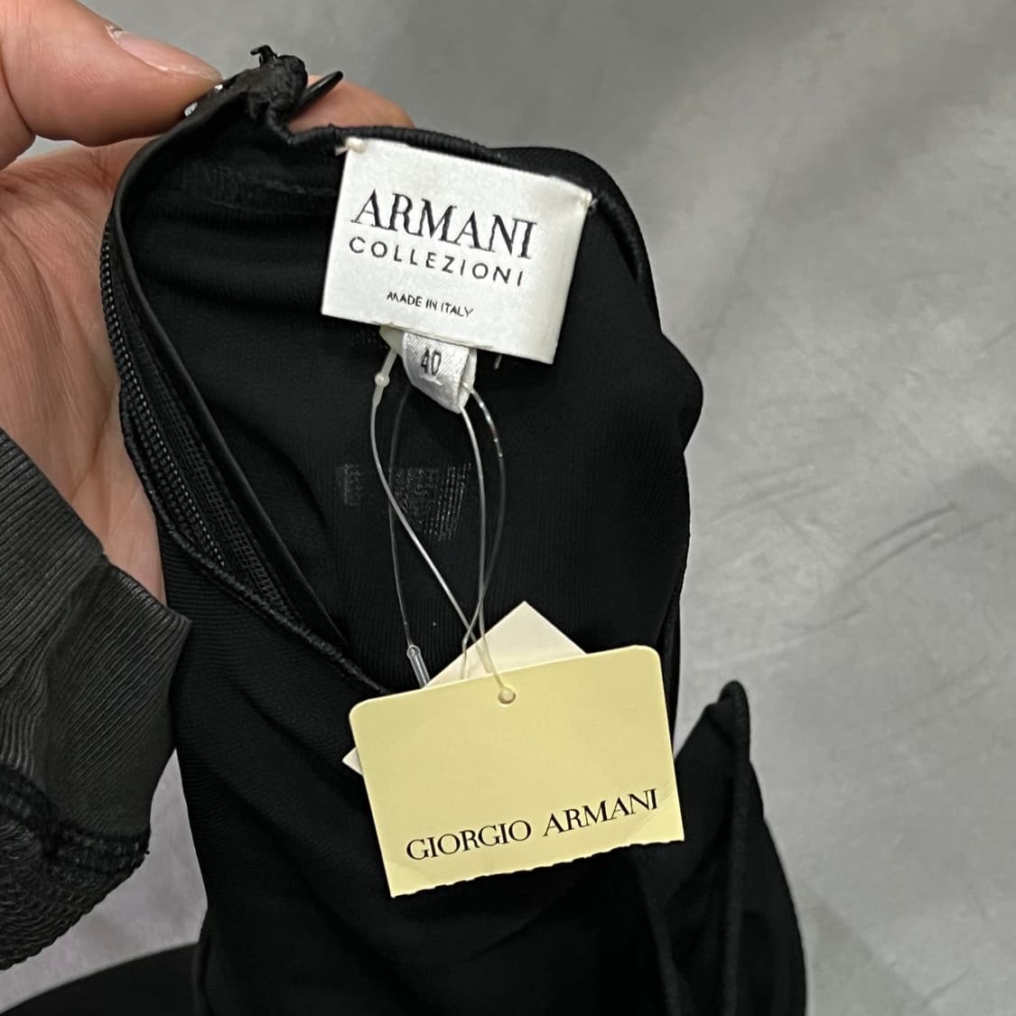 데드스탁 아르마니 꼴레지오니 드레이프 슬리브리스 블라우스 y16016 상품이미지6