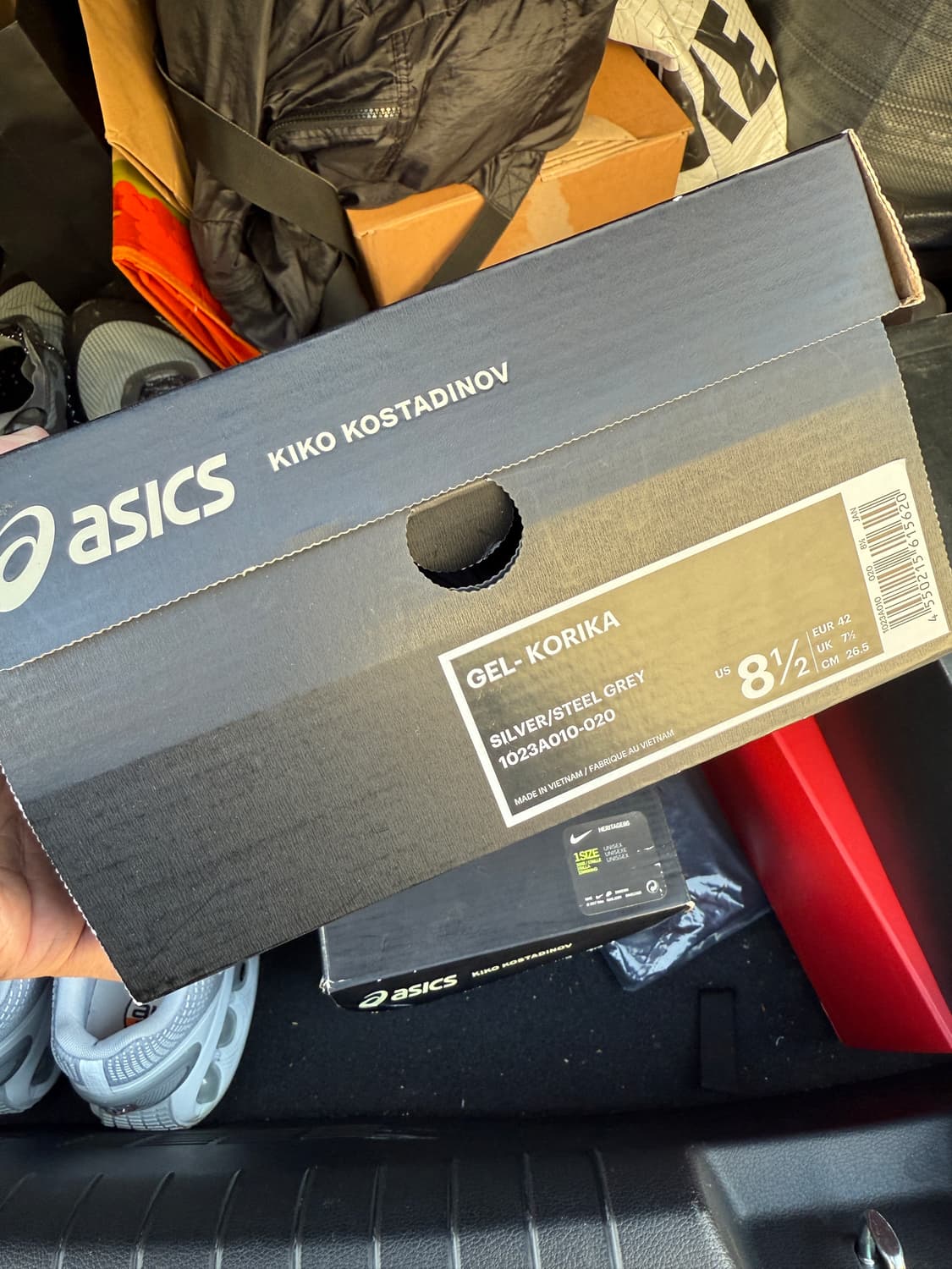 아식스x키코 젤코리카 실버 265 상품이미지8