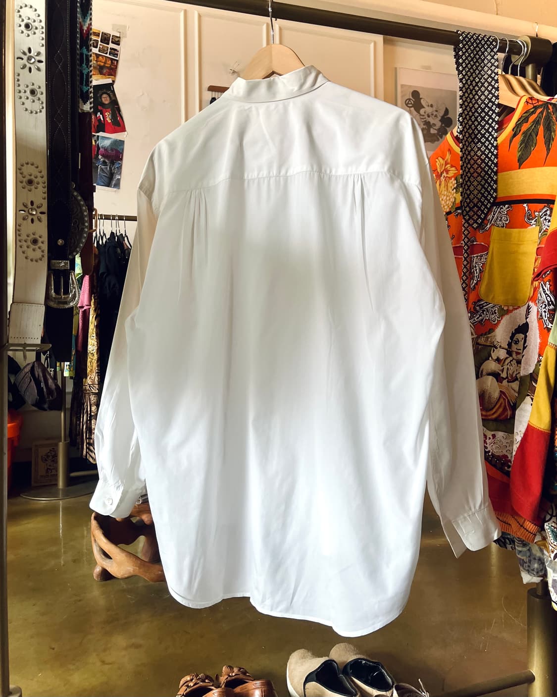 1980-90s KANSAI O2 Embroidery Old Shirt 상품이미지7