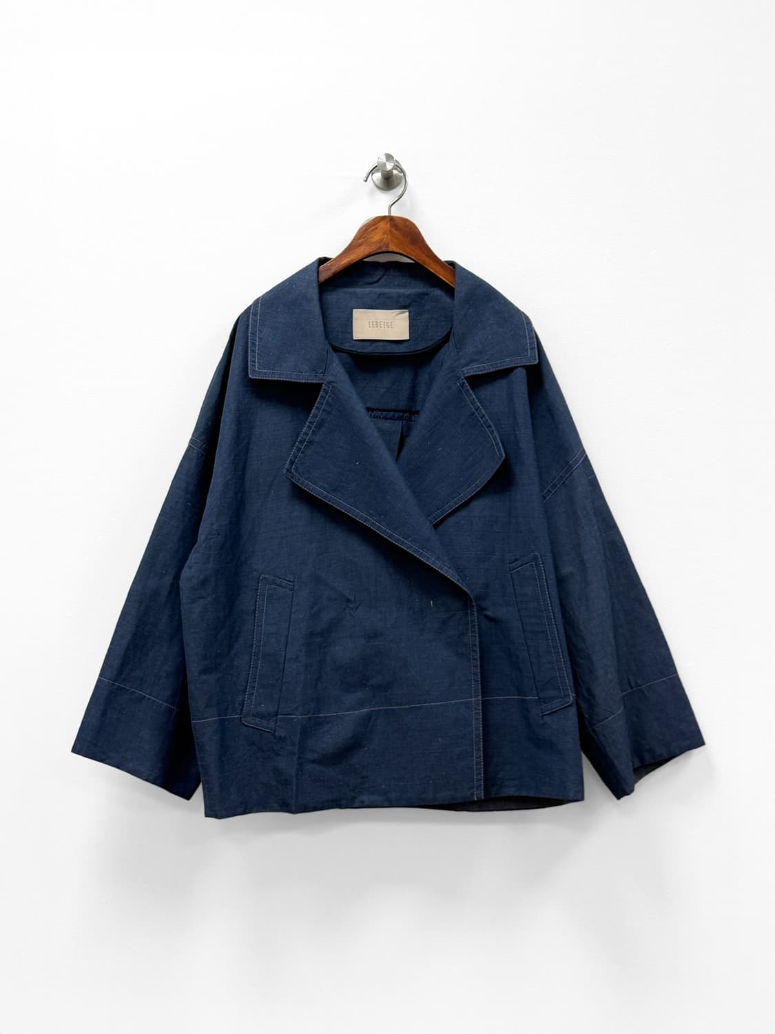 르베이지 린넨 블렌드 루즈핏 자켓 상품이미지1