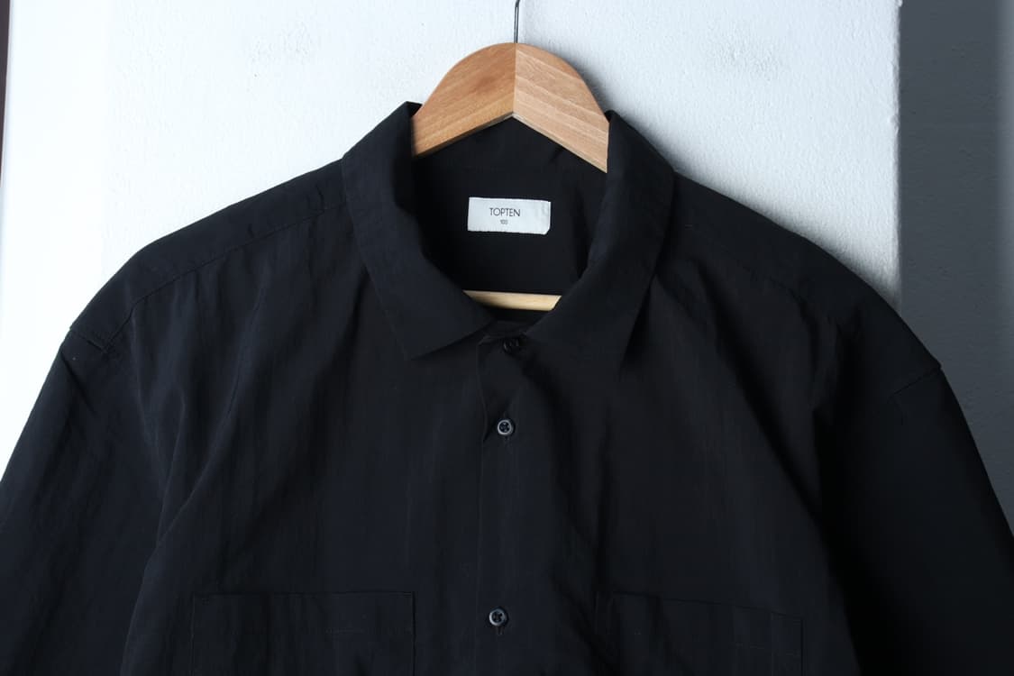 (L-XL) 탑텐 반팔 카라 티셔츠 셔츠 남방 나일론 바스락-H32750 상품이미지3