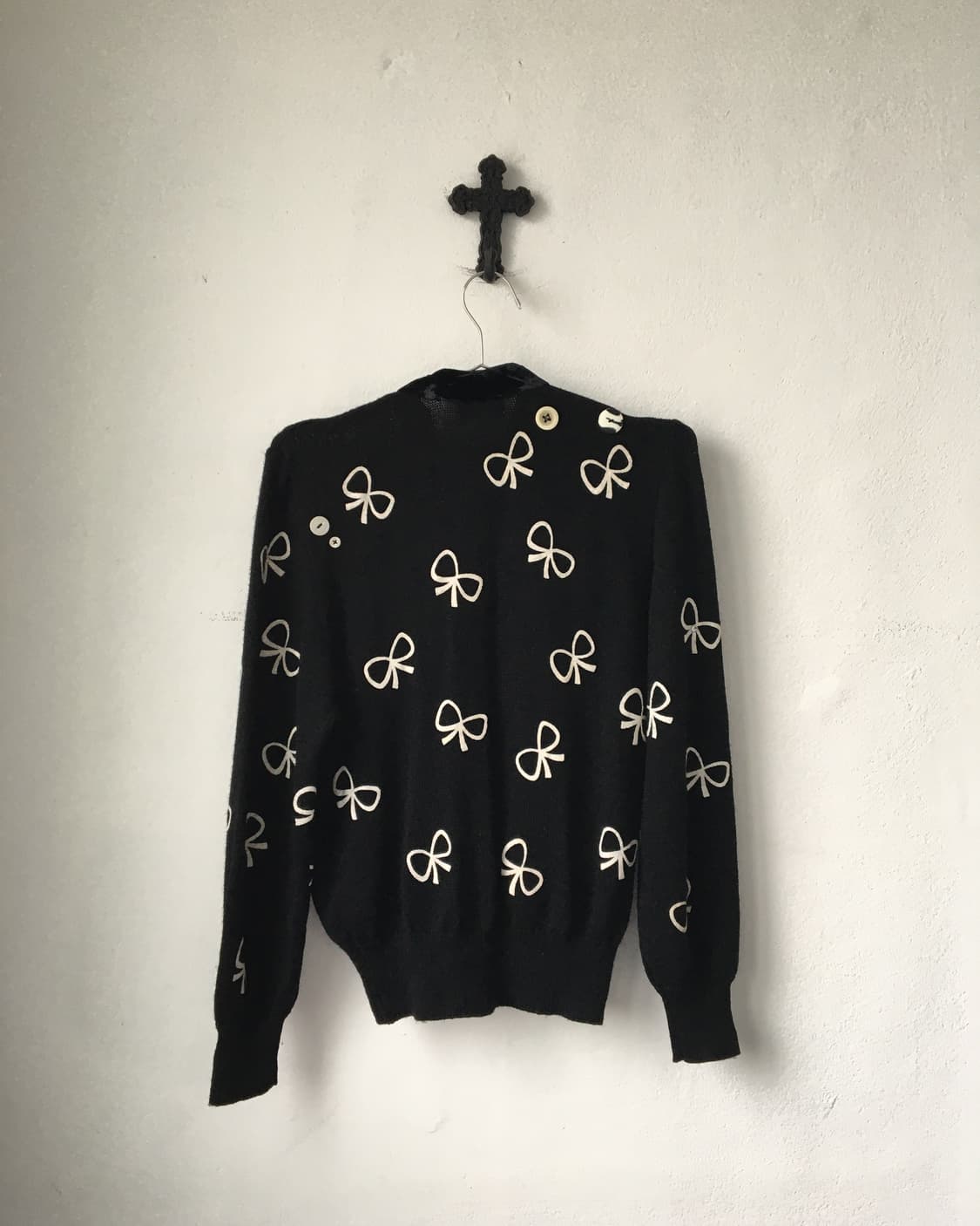 Ribbon pattern knit cardigan 상품이미지7