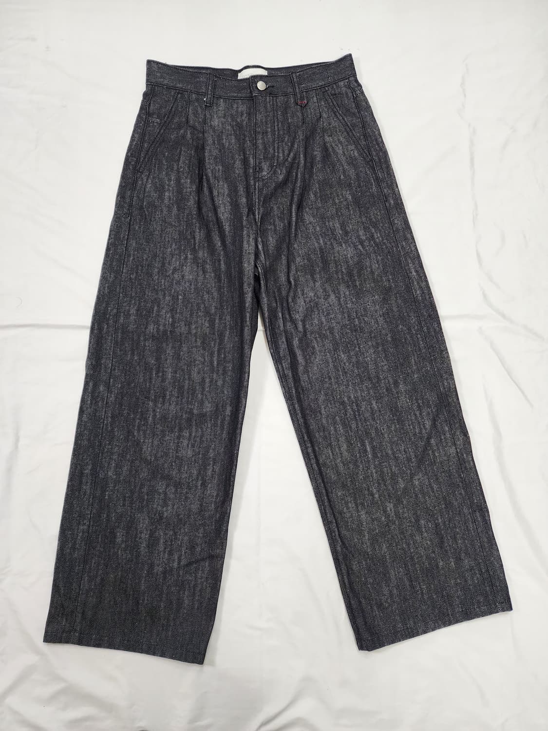 포트너스 투턱 와이드 데님 팬츠 상품이미지1