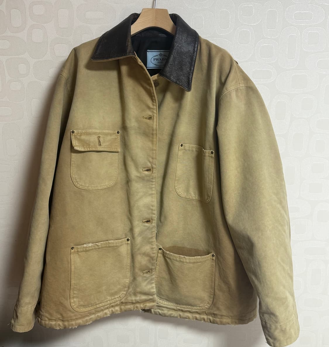 프라다 캔버스 워크 자켓 42 사이즈  상품이미지1
