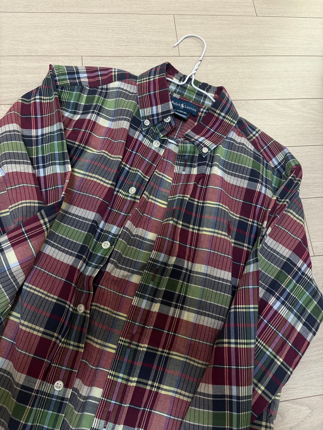 폴로 체크 셔츠 상품이미지1