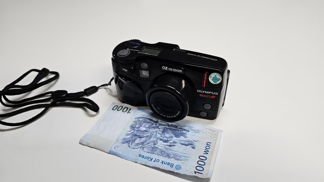 작례O 컴팩트 필카의 정점 올림푸스 oz 110 줌 필름카메라 빈티지 필 상품이미지1