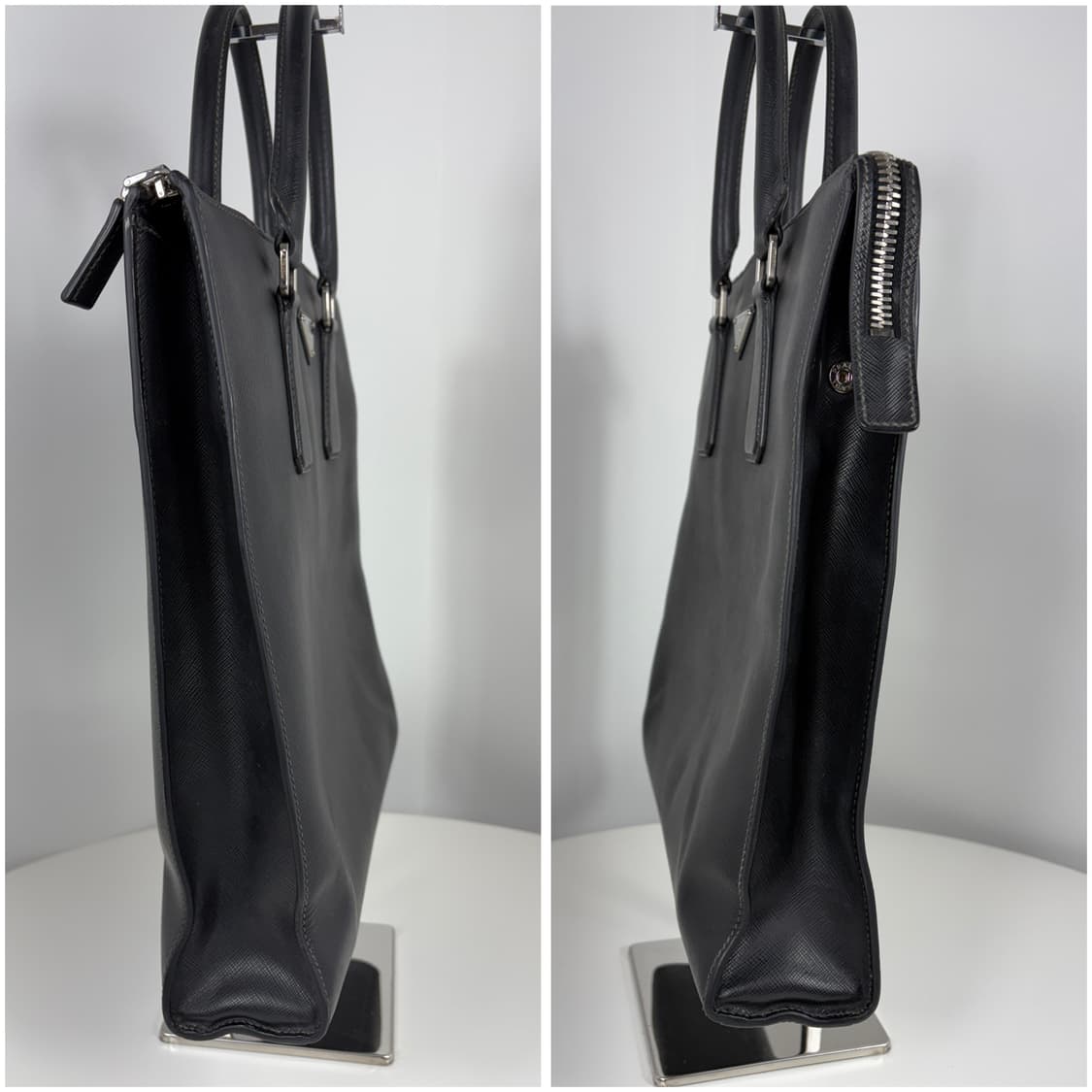 프라다 사피아노 블랙 토트백 상품이미지6