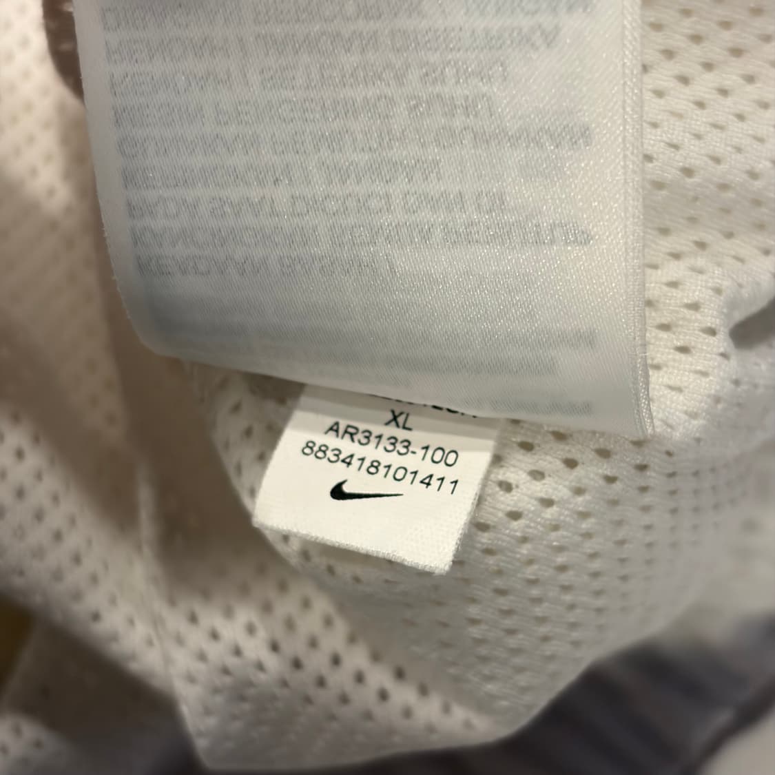 [XL] 나이키 빅스우시 우븐 자켓 화이트 블랙 C713 상품이미지10