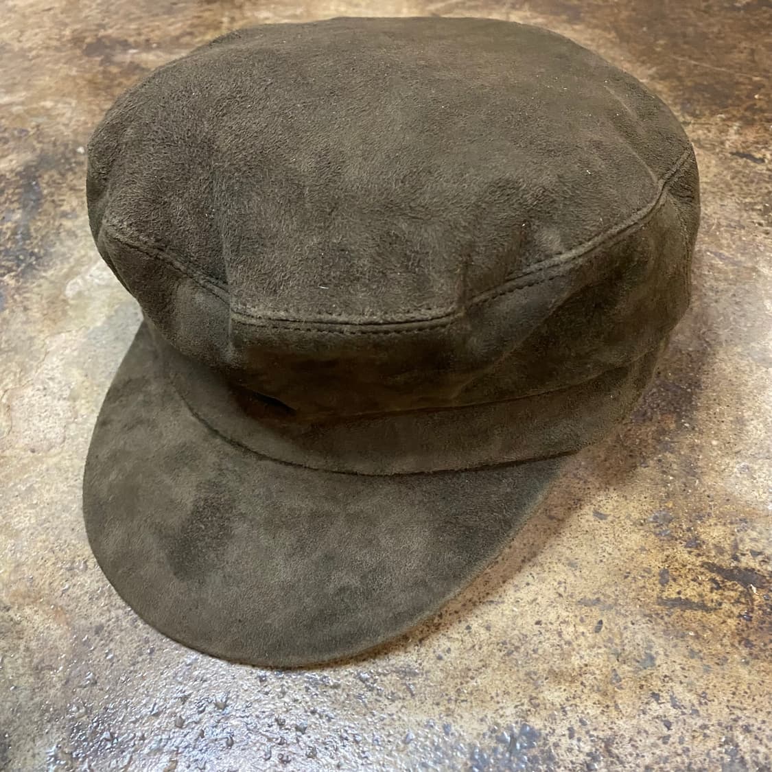 (1)키지마타카유키 고트스킨 스웨이드 캡 상품이미지2