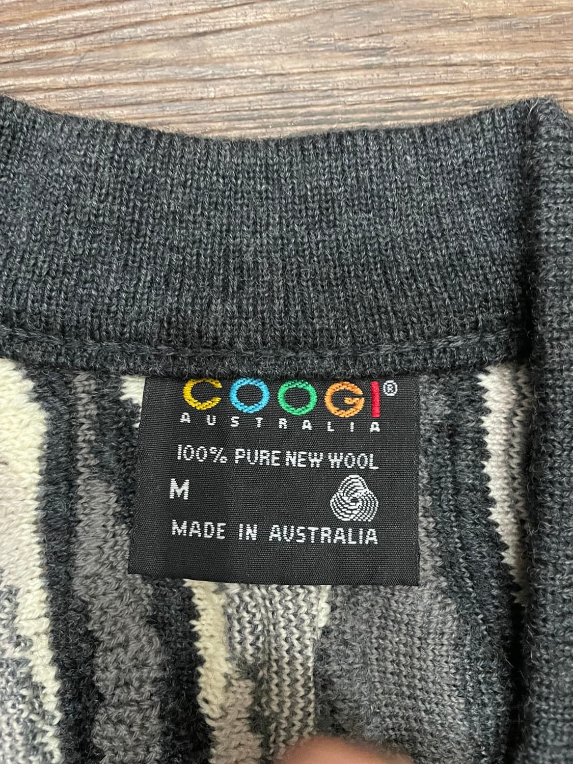 쿠지 COOGI 오스트레일리아 케이블 가디건 상품이미지6